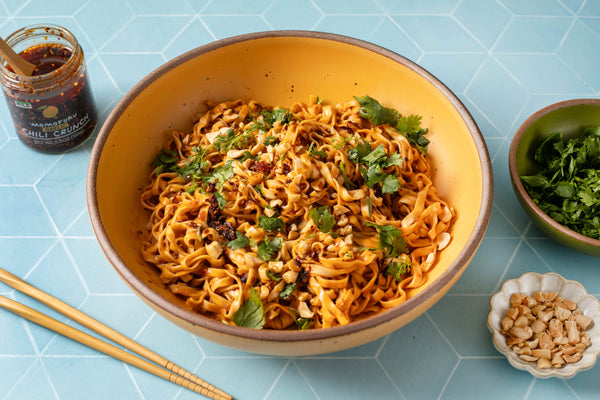 Chilled-Noodles=with-Creamy-Garlic-Peanut-Dressing