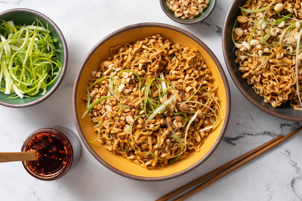 Hot Honey Peanut Noodles – Momofuku Goods