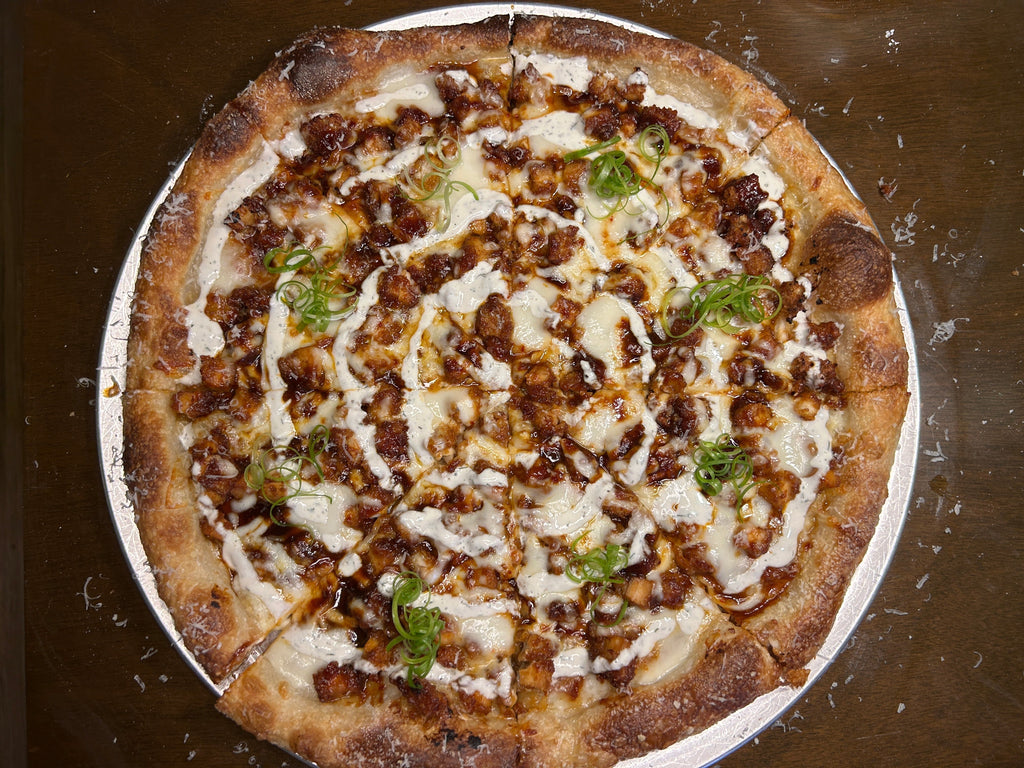 Spicy BBQ Chicken Pizza – Momofuku Goods