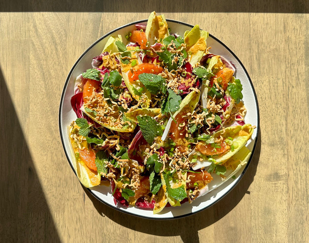 Radicchio and Citrus Salad with Noodle Crunch – Momofuku Goods