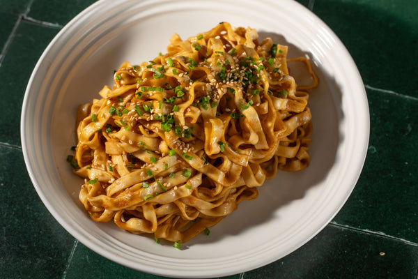 5-Minute Garlic Butter Sesame Noodles