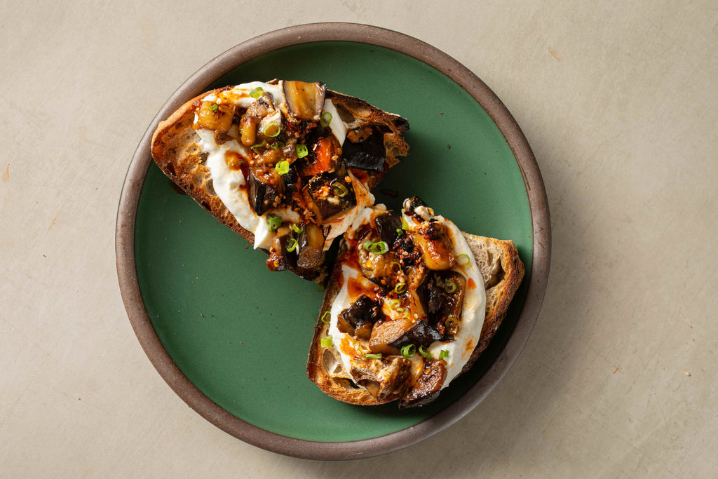 Spicy Eggplant Toast – Momofuku Goods