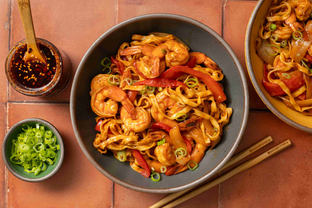 Quick Spicy Shrimp Noodle Stir-Fry – Momofuku Goods