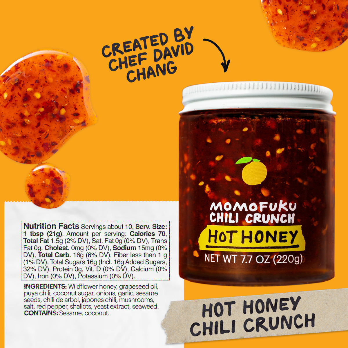 Chili Crunch Hot Honey