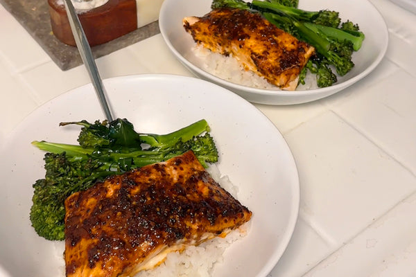 30-Minute Chili Crunch Salmon Bowls