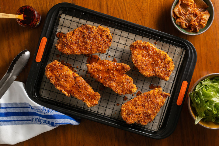 Sheet Pan Hot Honey Crispy Chicken – Momofuku Goods