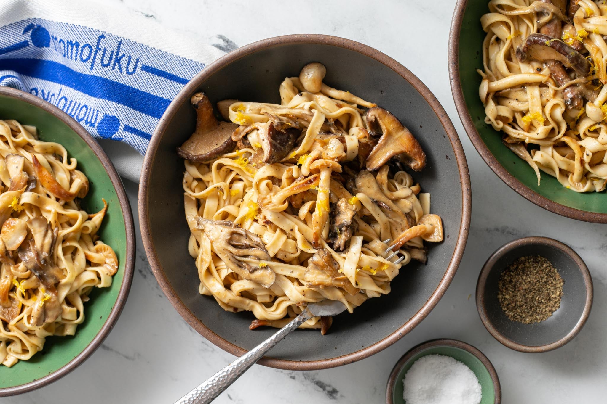 Creamy Miso Noodles with Charred Mushrooms – Momofuku Goods