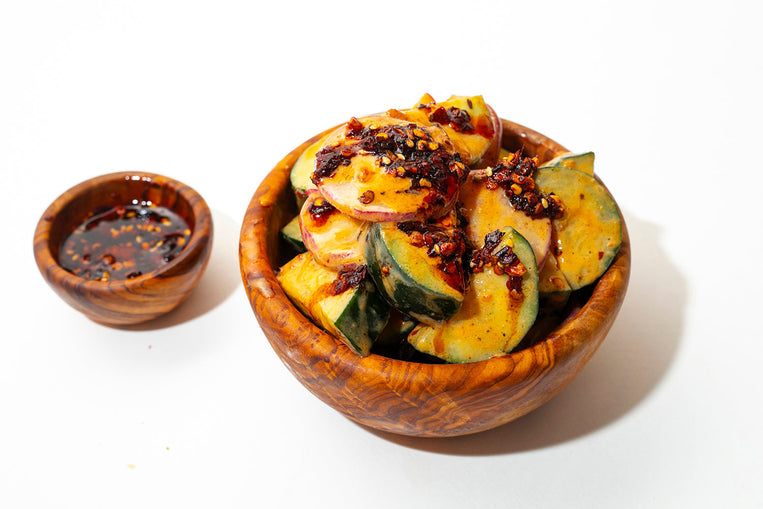 Spicy Cucumber Crunch Salad