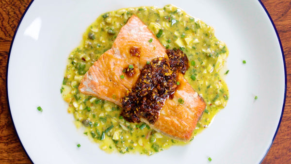 Chili Crunch Sauce: Gribiche