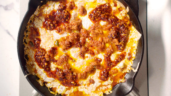 Chili Crunch Queso Fundido