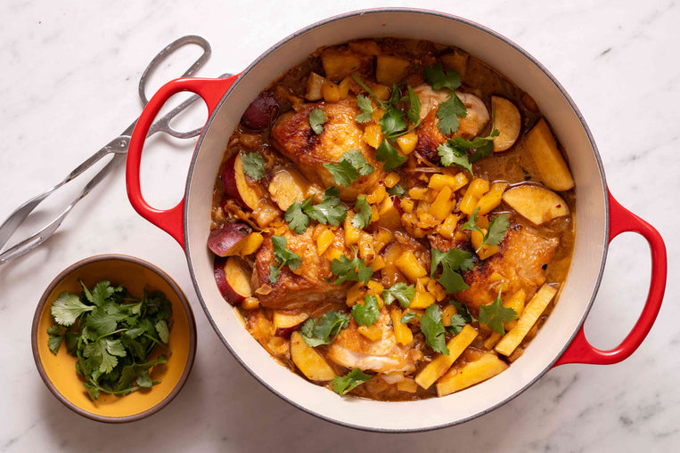 one-pot-sticky-pineapple-braised-chicken