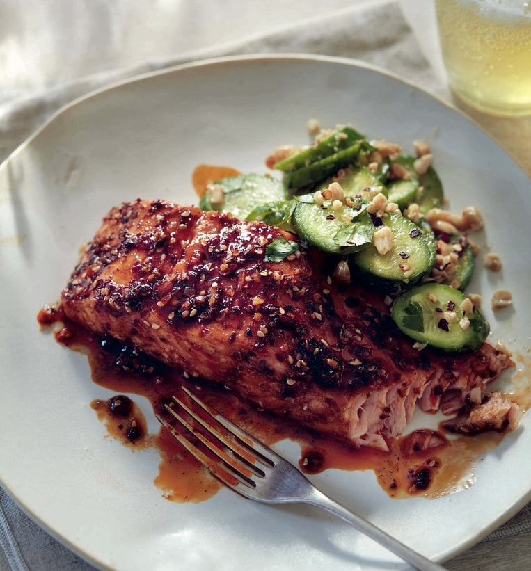salmon-with-honey-chili-crunch