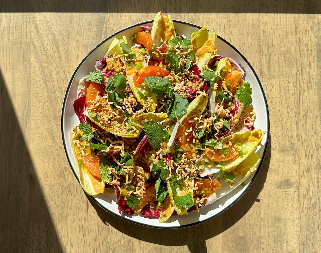 Radicchio and Citrus Salad with Noodle Crunch – Momofuku Goods