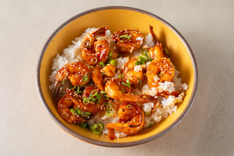 Spicy Shrimp Rice Bowl