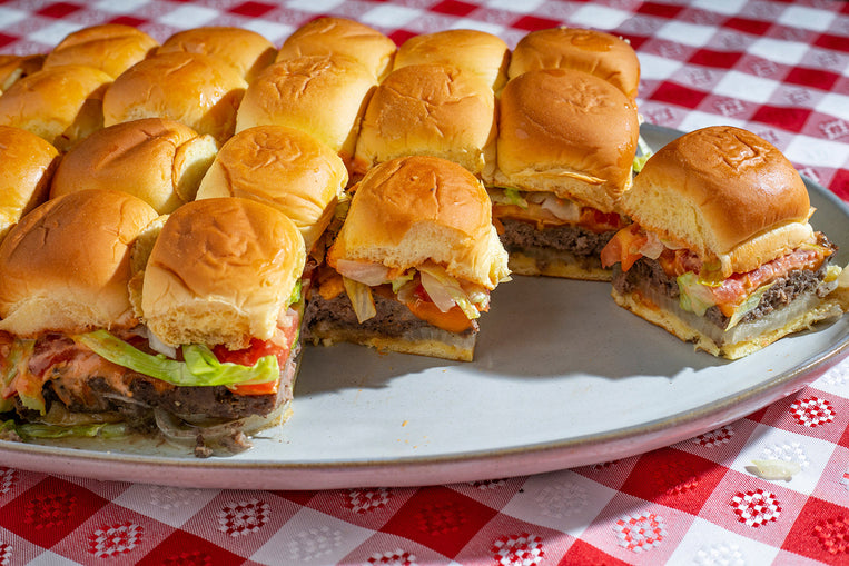 Sheet Pan XL Burger with Special Sauce