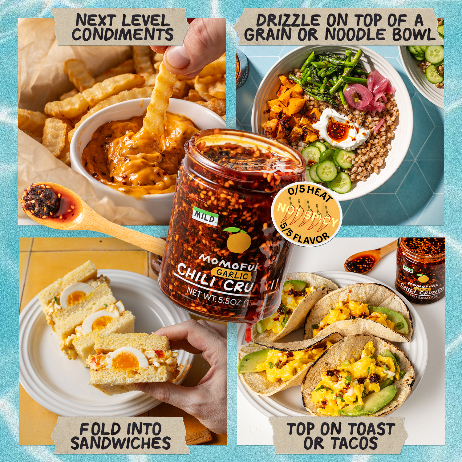 mild momofuku chili crunch uses