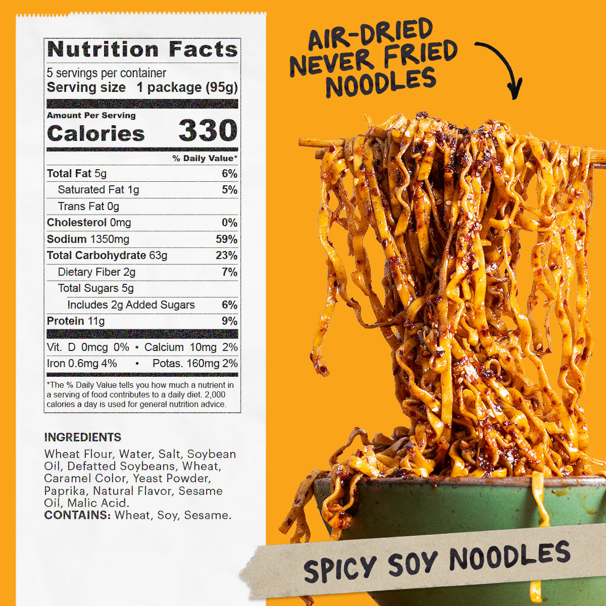 Spicy Soy Noodles | 30 Packs