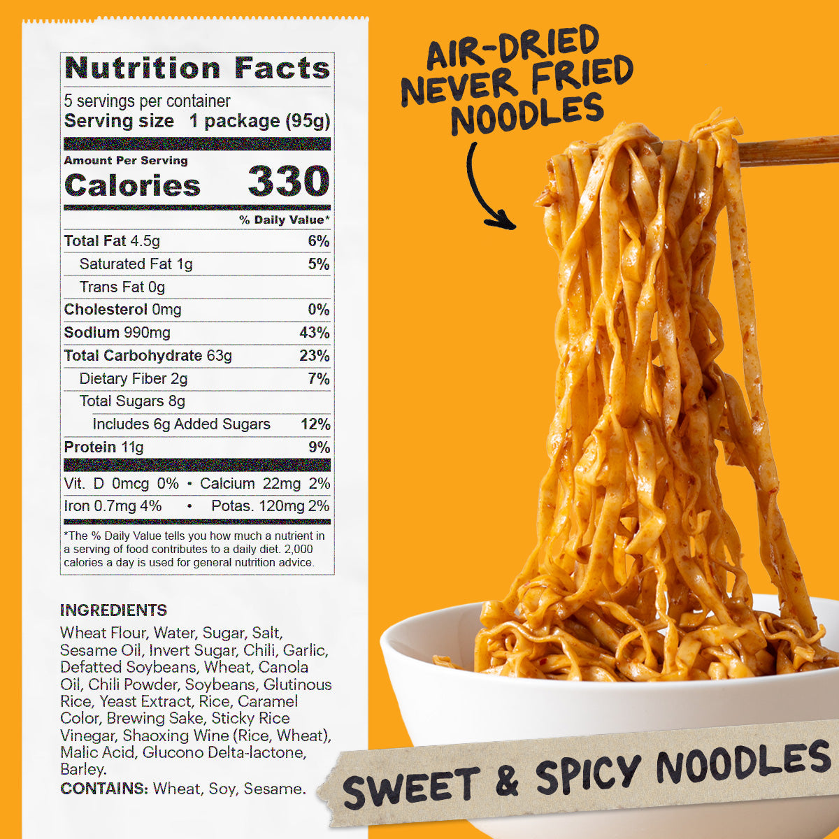 Sweet & Spicy Noodles | 5 Packs
