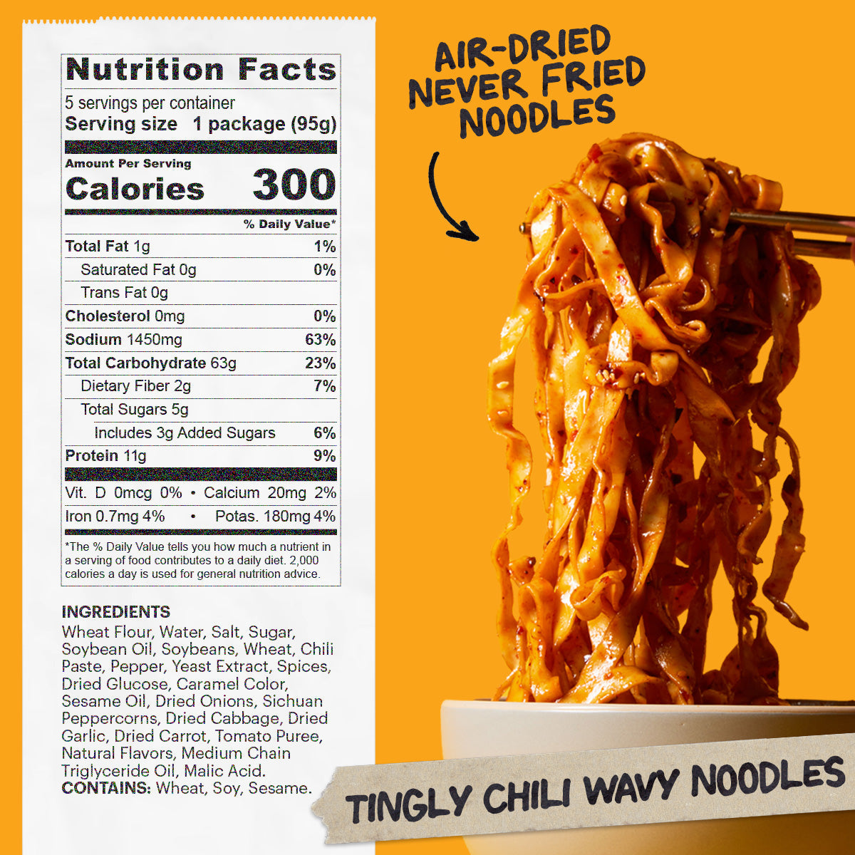 Tingly Chili Noodles | 15 Packs
