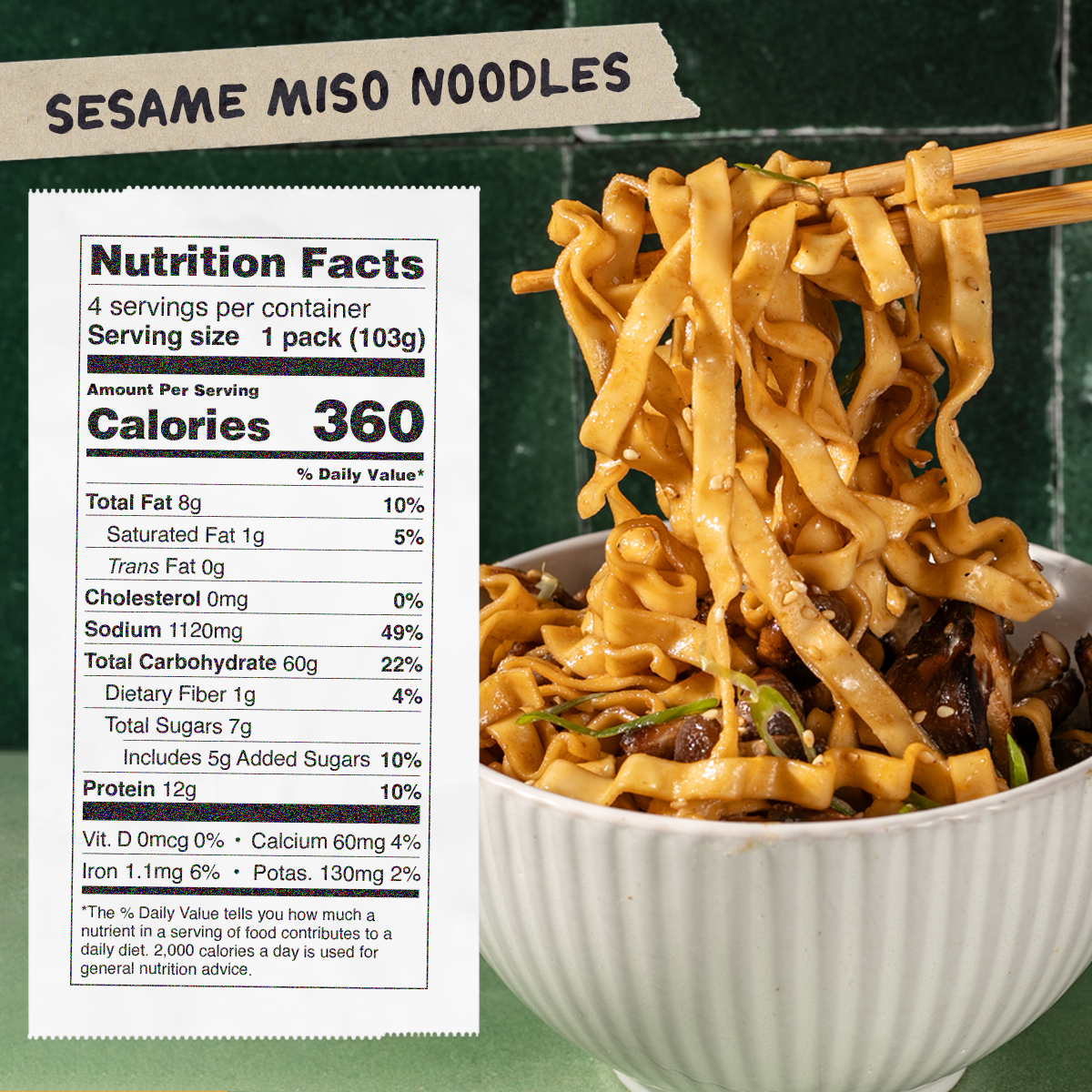Sesame Miso Noodles | 4 Packs