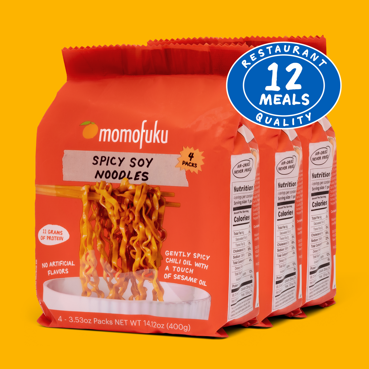 Spicy Soy Noodles | 12 Packs
