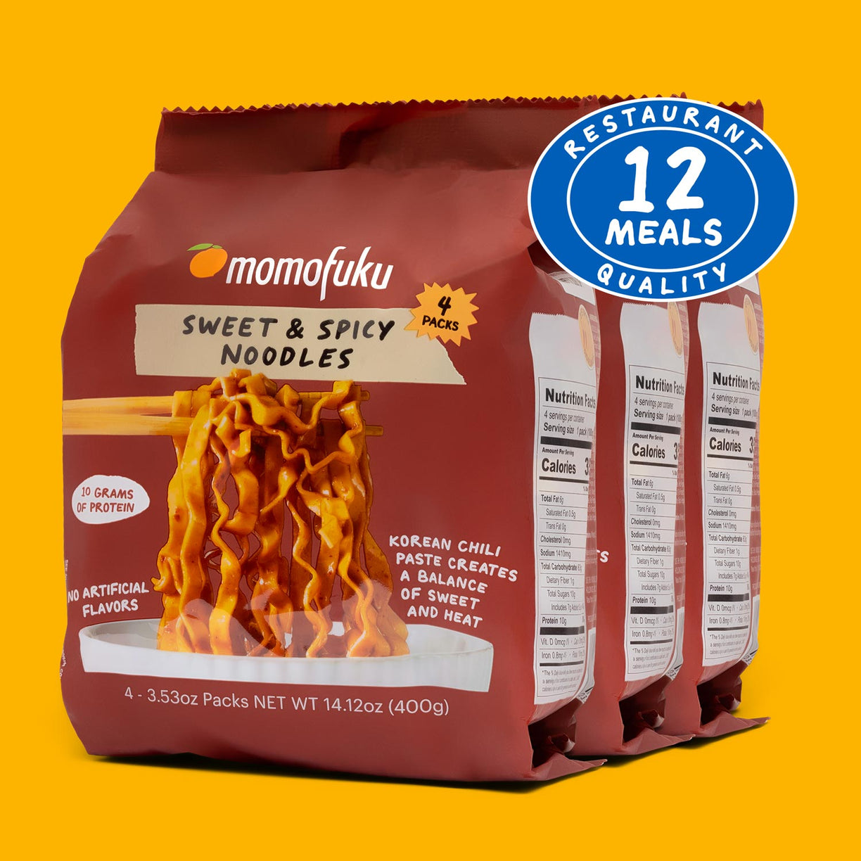 momofuku sweet and spicy noodles 3 pack