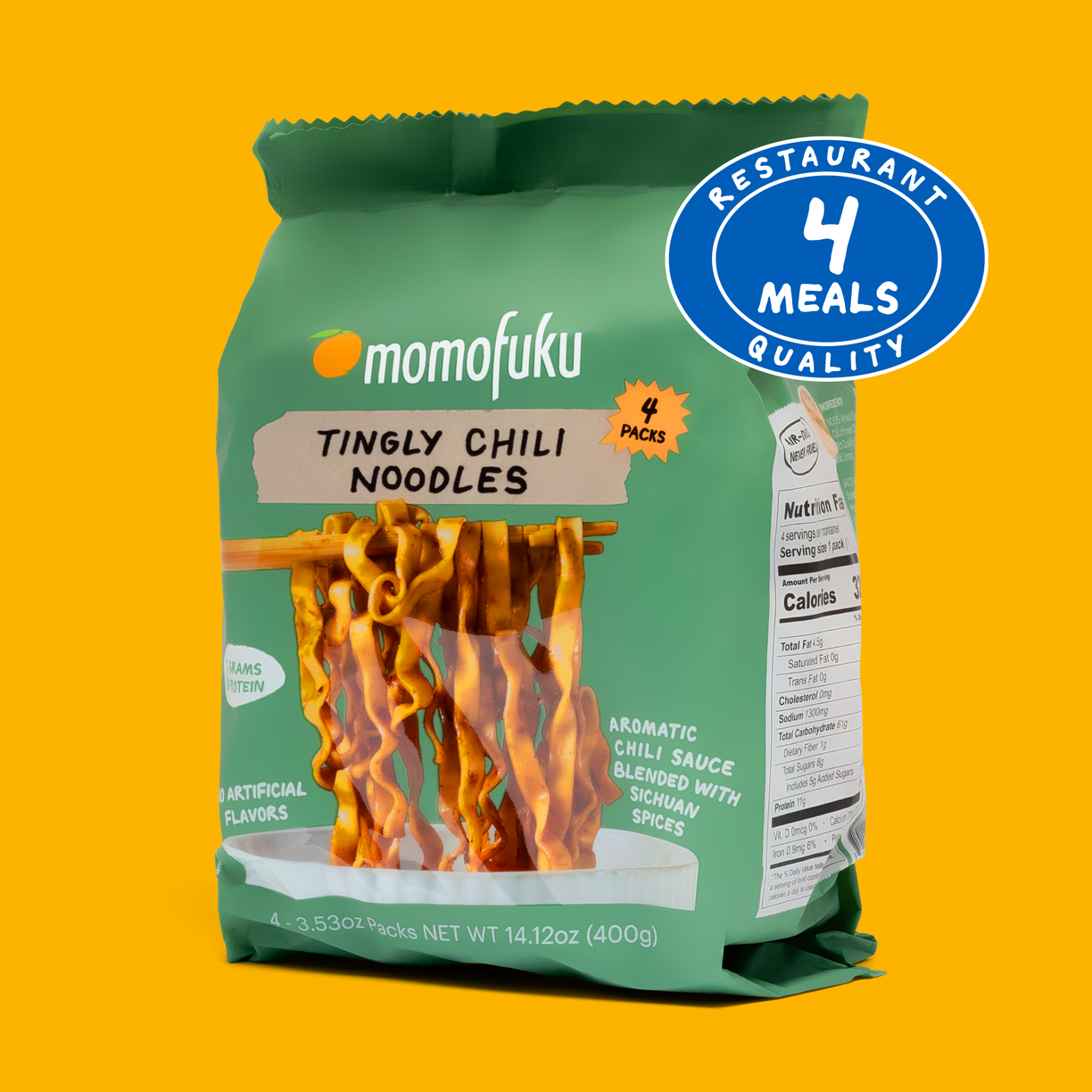 pack of tingly chili noodles