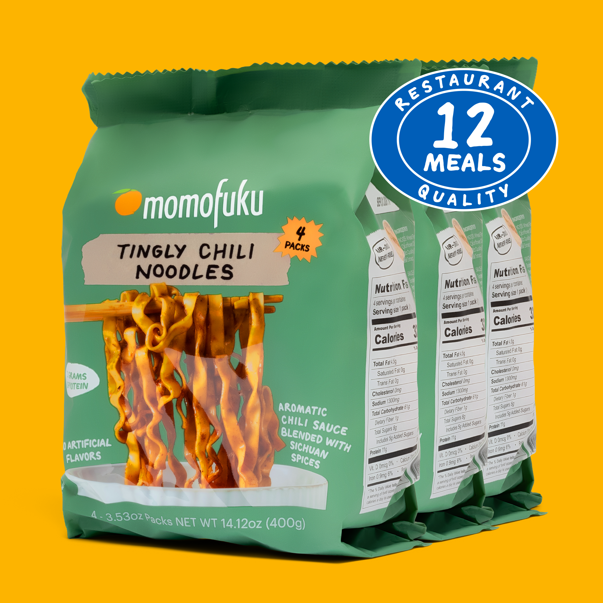 Tingly Chili Noodles | 12 Packs