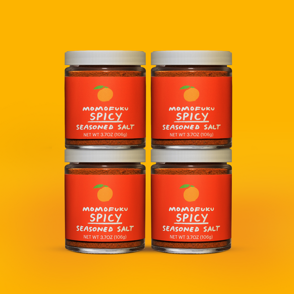 Spicy Seasoned Salt 4-Pack – Momofuku Goods Spicy Seasoned Salt 4-Pack – Momofuku Goods