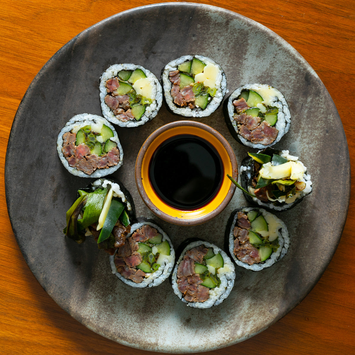 kimbap with tamari