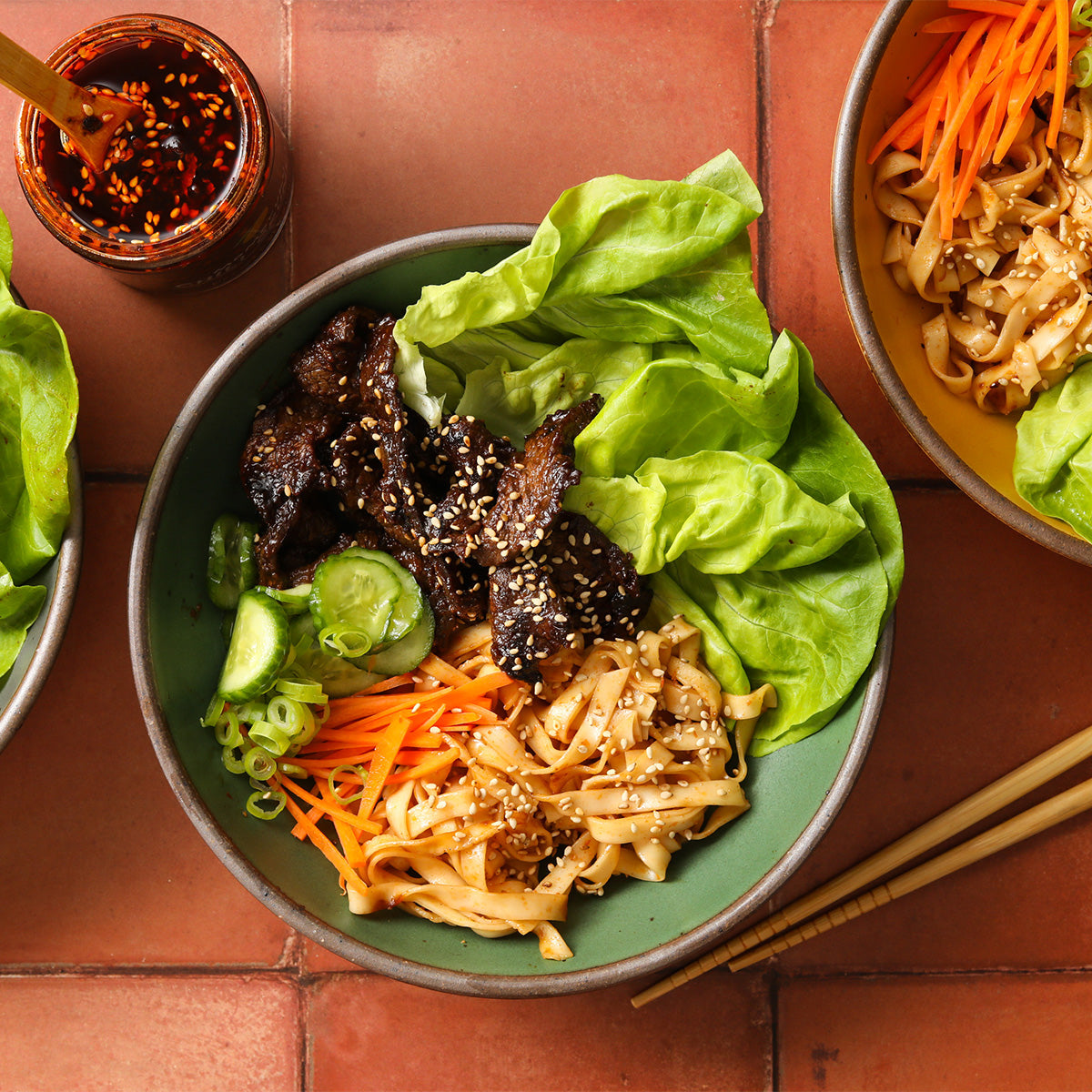 beef bulgogi noodle bowl