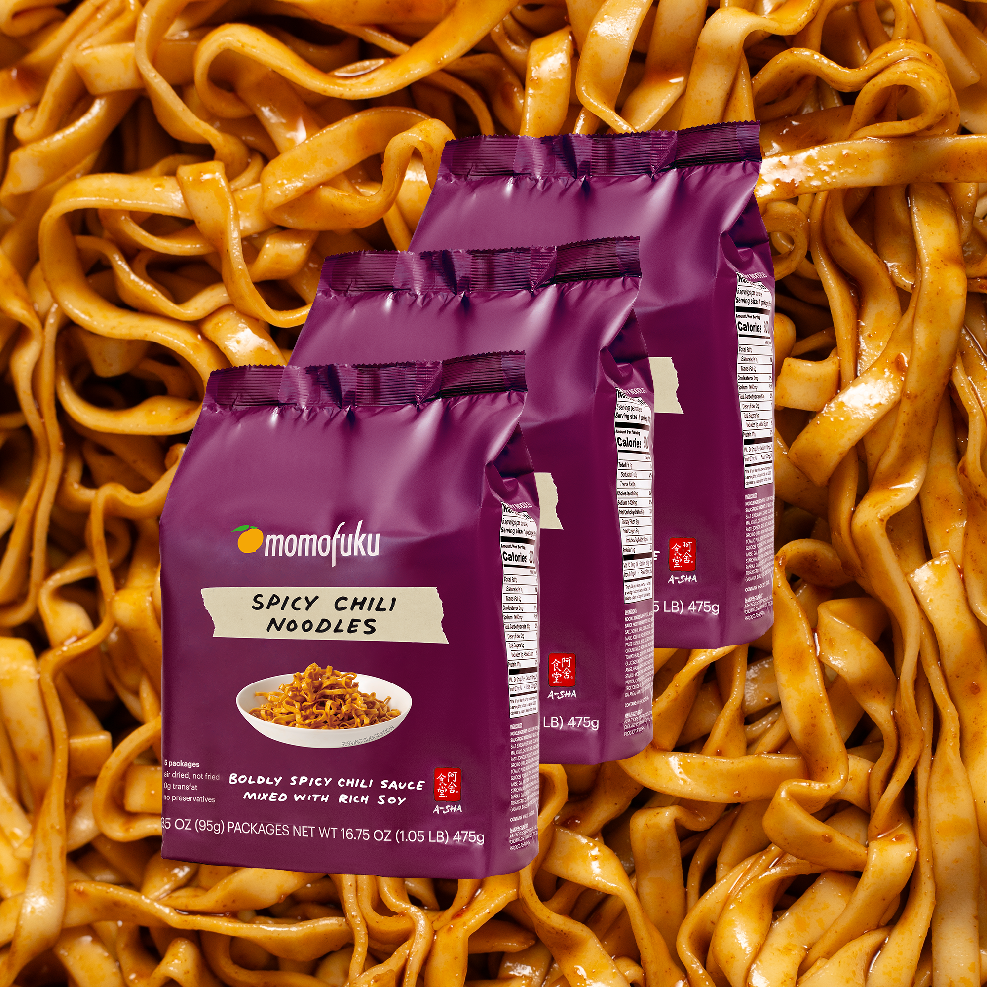 Chinese noodles outlet packet