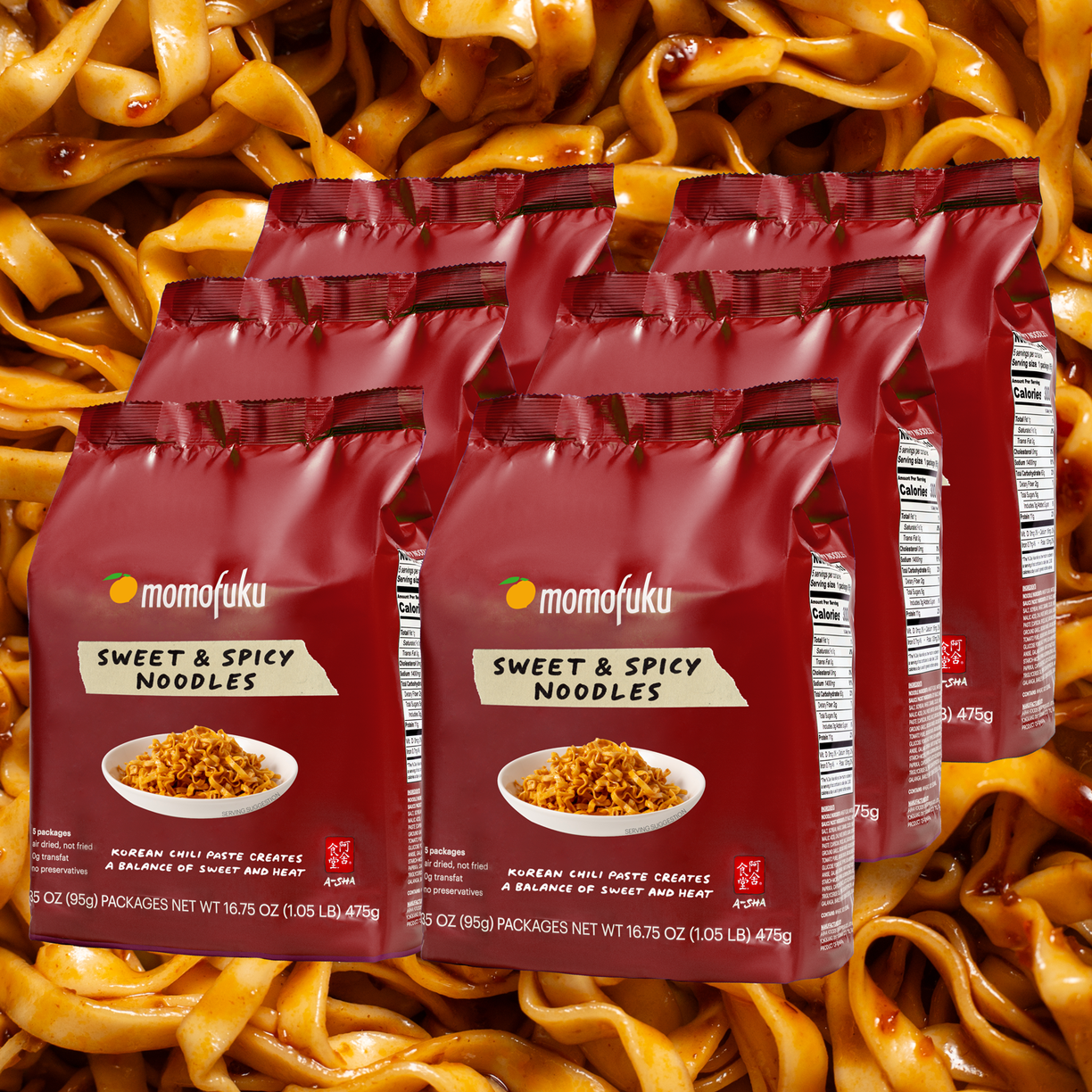 Sweet and spicy noodles 30 servings