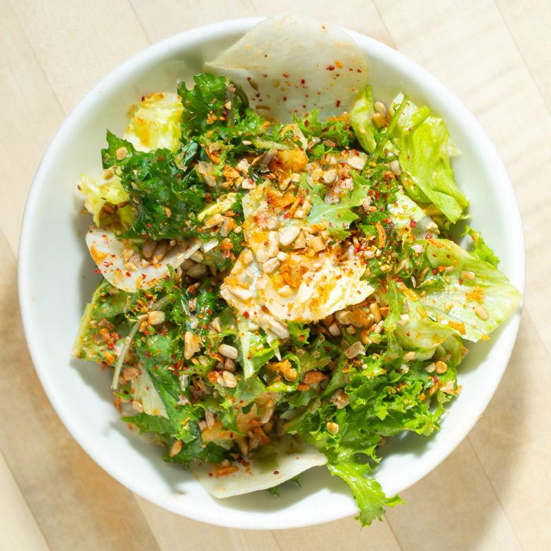 Green salad with Tamari dressing
